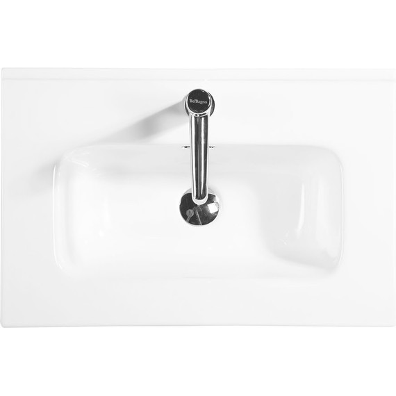 Тумба подвесная с раковиной BelBagno KRAFT 39-700/390-2C-SO-CG 70 см, Cemento Grigio фото 12