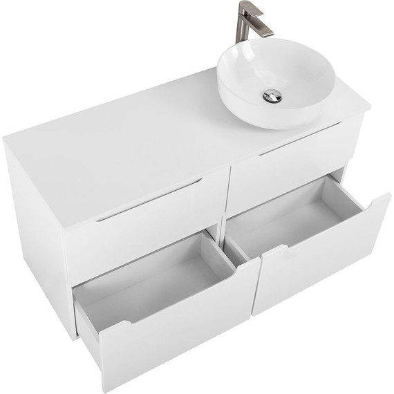 Тумба подвесная со столешницей BelBagno Etna 120 см ETNA-H60-600-2C-SO-BL-P+EK-120-AS-BL-R, Цвет фасада: Bianco Lucido - 6 Тумба подвесная со столешницей BelBagno Etna 120 см ETNA-H60-600-2C-SO-BL-P+EK-120-AS-BL-R, Цвет фасада: Bianco Lucido фото 6