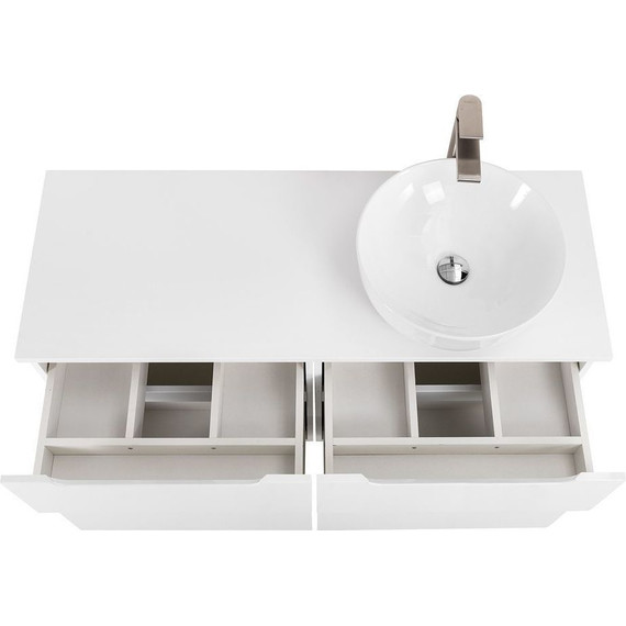 Тумба подвесная со столешницей BelBagno Etna 120 см ETNA-H60-600-2C-SO-BL-P+EK-120-AS-BL-R, Цвет фасада: Bianco Lucido - 7 Тумба подвесная со столешницей BelBagno Etna 120 см ETNA-H60-600-2C-SO-BL-P+EK-120-AS-BL-R, Цвет фасада: Bianco Lucido фото 7