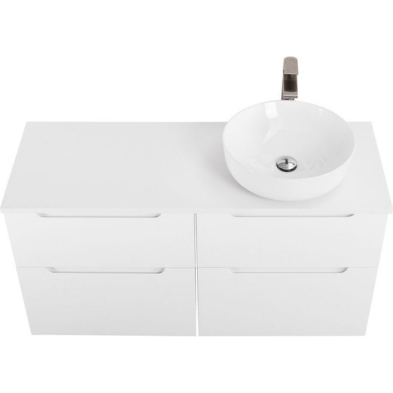 Тумба подвесная со столешницей BelBagno Etna 120 см ETNA-H60-600-2C-SO-BL-P+EK-120-AS-BL-R, Цвет фасада: Bianco Lucido - 5 Тумба подвесная со столешницей BelBagno Etna 120 см ETNA-H60-600-2C-SO-BL-P+EK-120-AS-BL-R, Цвет фасада: Bianco Lucido фото 5