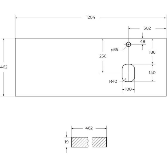 Тумба подвесная со столешницей BelBagno Etna 120 см ETNA-H60-600-2C-SO-BL-P+EK-120-AS-BO-R, Цвет фасада: Bianco Lucido фото 14