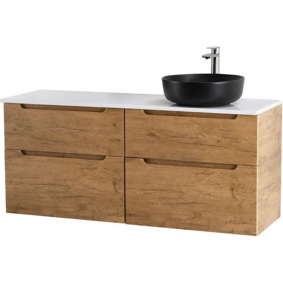 Тумба подвесная со столешницей BelBagno Etna 120 см ETNA-H60-600-2C-SO-RN-P+EK-120-AS-BL-R, Цвет фасада: Rovere Nature - 3 Тумба подвесная со столешницей BelBagno Etna 120 см ETNA-H60-600-2C-SO-RN-P+EK-120-AS-BL-R, Цвет фасада: Rovere Nature фото 3