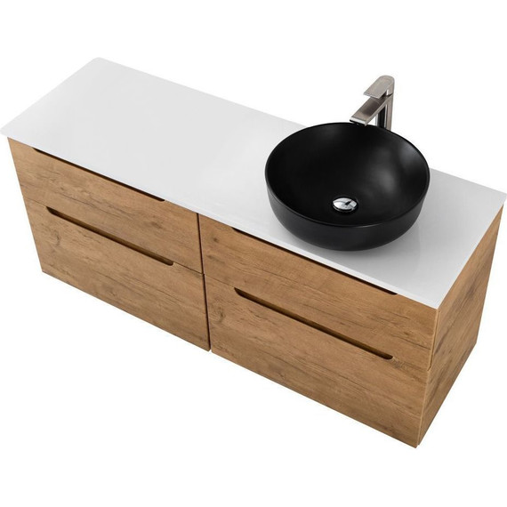 Тумба подвесная со столешницей BelBagno Etna 120 см ETNA-H60-600-2C-SO-RN-P+EK-120-AS-BO-R, Цвет фасада: Rovere Nature фото 4