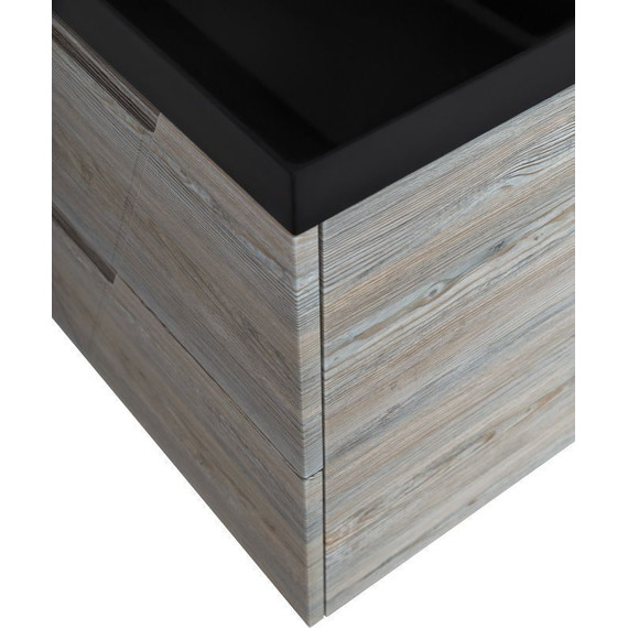 Тумба подвесная с раковиной BelBagno VITTORIA-800-2C-SO-PINO-P 80 см, Pino (раковина BB800/450-LV-ART-AST-NERO) фото 10