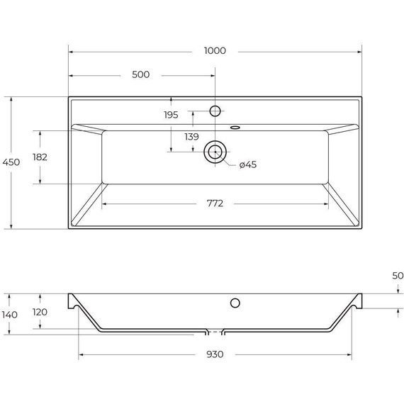 Тумба подвесная с раковиной BelBagno VITTORIA-1000-2C-SO-TB-P 100 см, Toros Bianco (раковина BB1000/450-LV-ART-AST-NERO) фото 11