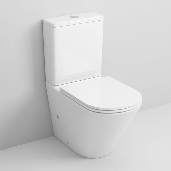 Унитаз-компакт безободковый Grossman GR-4449S с крышкой микролифт, Цвет производителя: белый - 3 Унитаз-компакт безободковый Grossman GR-4449S с крышкой микролифт, Цвет производителя: белый фото 3