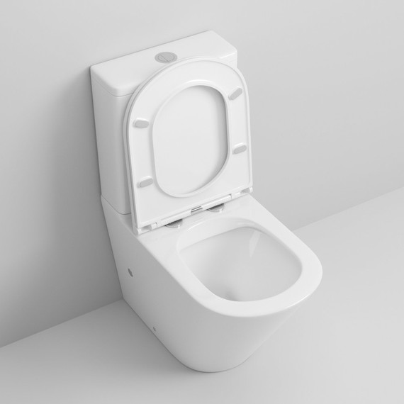 Унитаз-компакт безободковый Grossman GR-4449S с крышкой микролифт, Цвет производителя: белый - 5 Унитаз-компакт безободковый Grossman GR-4449S с крышкой микролифт, Цвет производителя: белый фото 5