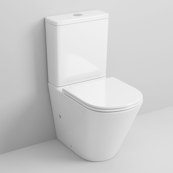 Унитаз-компакт безободковый Grossman GR-4450S с крышкой микролифт, Цвет производителя: белый фото 3