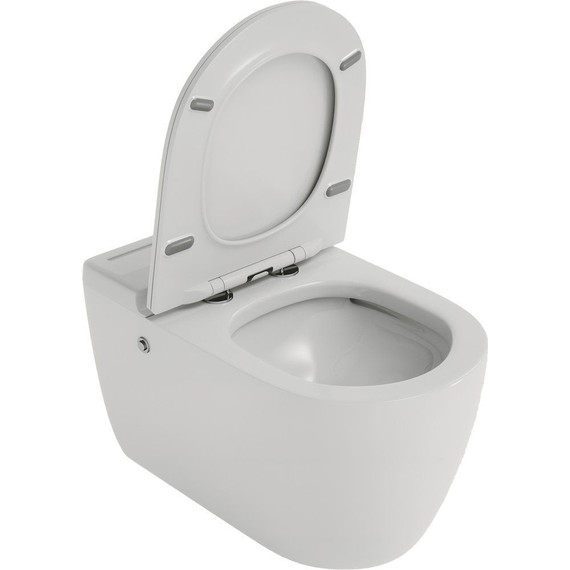 Унитаз подвесной безободковый импульсный Grossman Impuls GR-5502 с крышкой микролифт (Система смыва торнадо) фото 4