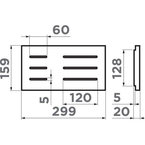 Встраиваемая сушилка для посуды Omoikiri DRY-02 GM 4999110 (без модулей) вороненая сталь фото 3