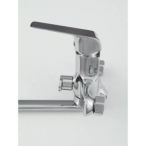 Смеситель для ванны Diadonna D80-222141 с душевым гарнитуром, Цвет производителя: хром фото 7