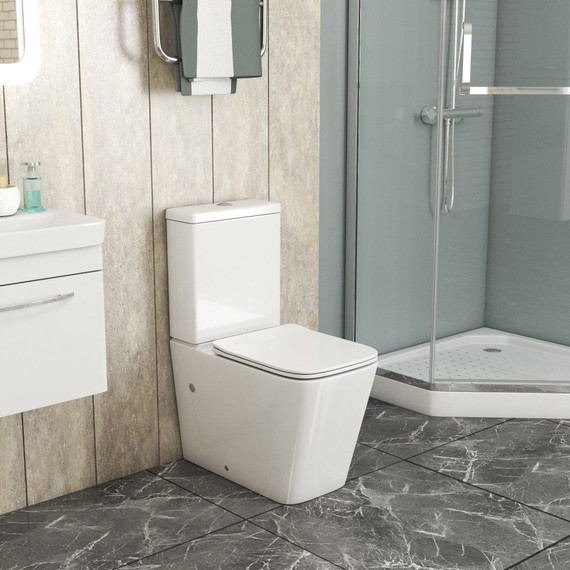 Унитаз-компакт Grossman GR-4445S с крышкой микролифт фото 5