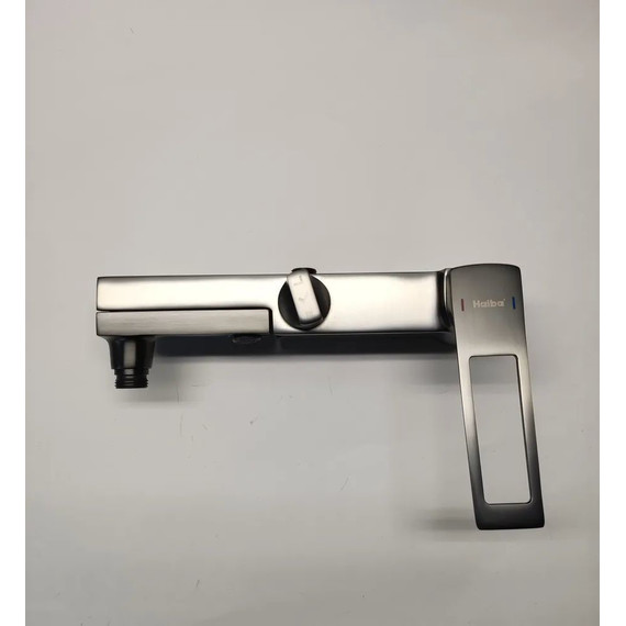 Душевая стойка Haiba HB24817-3, вороненная сталь - 4 Душевая стойка Haiba HB24817-3, вороненная сталь фото 4