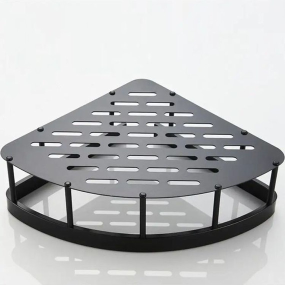 Полка угловая Ledeme L5507-1, черный - 2 Полка угловая Ledeme L5507-1, черный фото 2