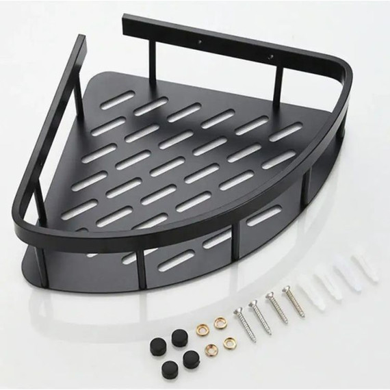 Полка угловая Ledeme L5507-1, черный - 3 Полка угловая Ledeme L5507-1, черный фото 3