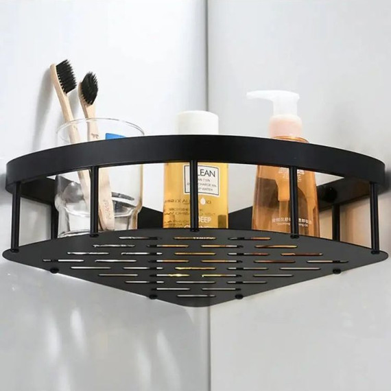 Полка угловая Ledeme L5507-1, черный - 7 Полка угловая Ledeme L5507-1, черный фото 7