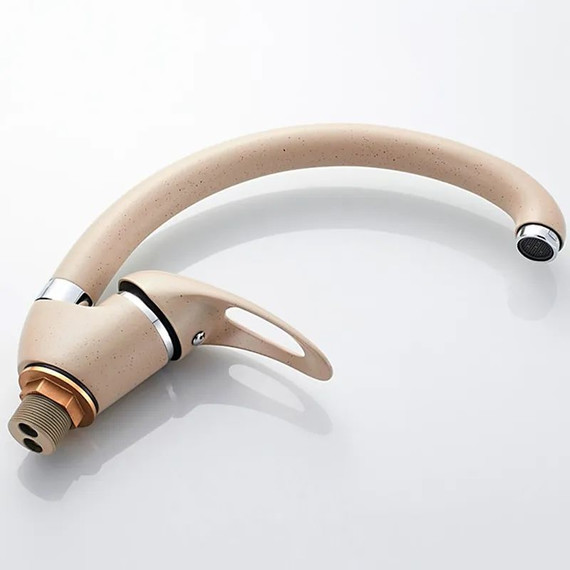 Смеситель для кухни Ledeme L5902M, бежевый - 2 Смеситель для кухни Ledeme L5902M, бежевый фото 2