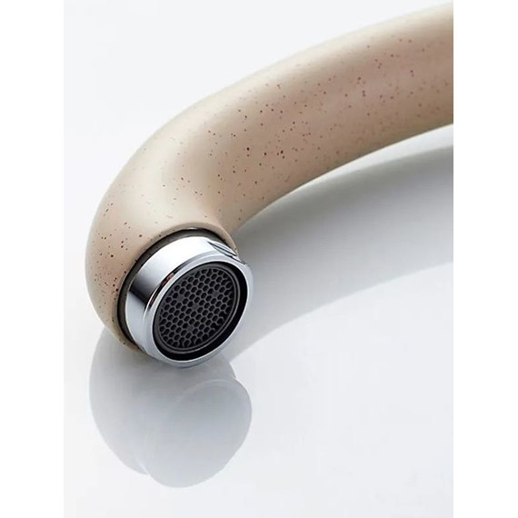 Смеситель для кухни Ledeme L5902M, бежевый - 3 Смеситель для кухни Ledeme L5902M, бежевый фото 3