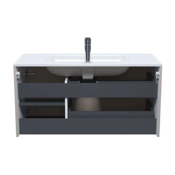 Тумба подвесная с раковиной Iddis Edifice 100 см EDI10C0i95K, капучино - 4 Тумба подвесная с раковиной Iddis Edifice 100 см EDI10C0i95K, капучино фото 4