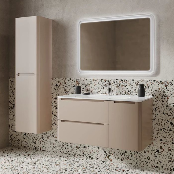 Тумба подвесная с раковиной Iddis Edifice 100 см EDI10C0i95K, капучино - 6 Тумба подвесная с раковиной Iddis Edifice 100 см EDI10C0i95K, капучино фото 6