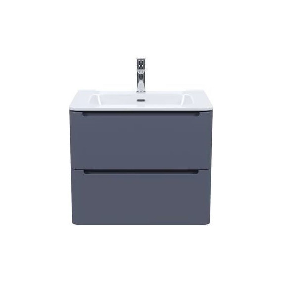 Тумба подвесная с раковиной Iddis Edifice 60 см EDI60D0i95K, темно-серый - 2 Тумба подвесная с раковиной Iddis Edifice 60 см EDI60D0i95K, темно-серый фото 2