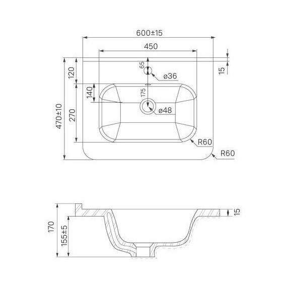 Тумба подвесная с раковиной Iddis Edifice 60 см EDI60D0i95K, темно-серый - 11 Тумба подвесная с раковиной Iddis Edifice 60 см EDI60D0i95K, темно-серый фото 11