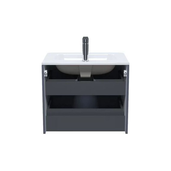 Тумба подвесная с раковиной Iddis Edifice 60 см EDI60D0i95K, темно-серый - 4 Тумба подвесная с раковиной Iddis Edifice 60 см EDI60D0i95K, темно-серый фото 4