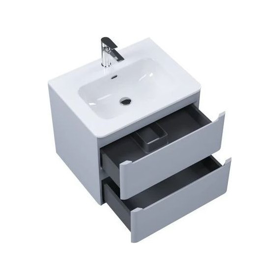 Тумба подвесная с раковиной Iddis Edifice 60 см EDI60L0i95K, светло-серый - 3 Тумба подвесная с раковиной Iddis Edifice 60 см EDI60L0i95K, светло-серый фото 3