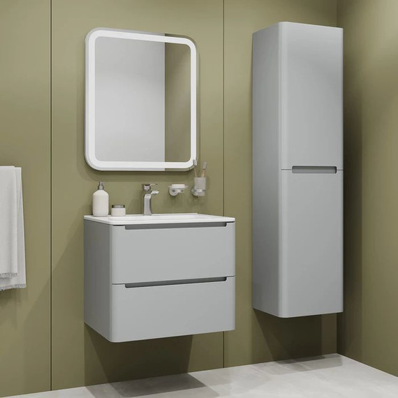 Тумба подвесная с раковиной Iddis Edifice 60 см EDI60L0i95K, светло-серый - 6 Тумба подвесная с раковиной Iddis Edifice 60 см EDI60L0i95K, светло-серый фото 6