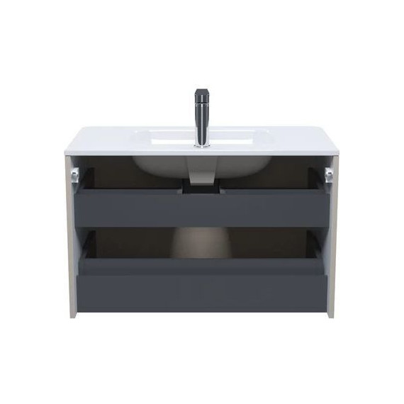 Тумба подвесная с раковиной Iddis Edifice 80 см EDI80C0i95K, капучино фото 4