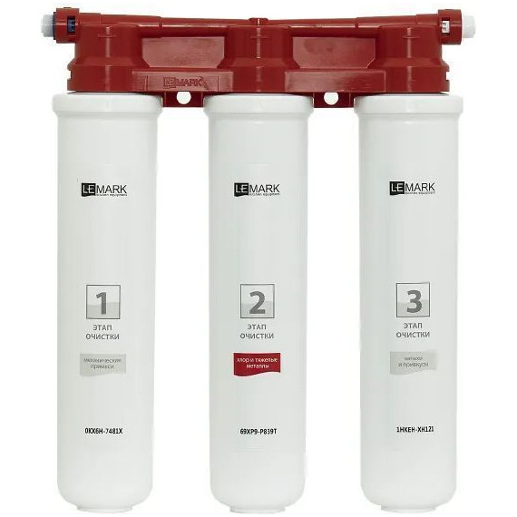 Смеситель для кухни Lemark Comfort + фильтр Basic LM3075C085, хром/чёрный фото 3