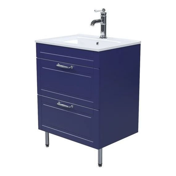 Тумба напольная с раковиной Iddis Oxford 60 см OXF60N0i95K, синий фото 
