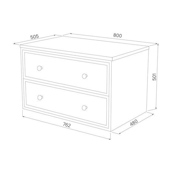 Тумба подвесная со столешницей Iddis Torr 80 см TOR80WBi95K, белый матовый фото 7