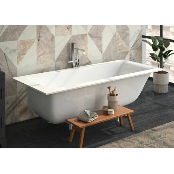 Ванна каменная Эстет Дельта slim 170х70 см ФР-00015335 (тонкий бортик) фото 4