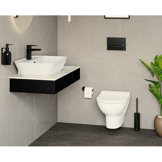 Унитаз подвесной безободковый Vitra Zentrum Round 7786B003-0075 - 2 Унитаз подвесной безободковый Vitra Zentrum Round 7786B003-0075 фото 2