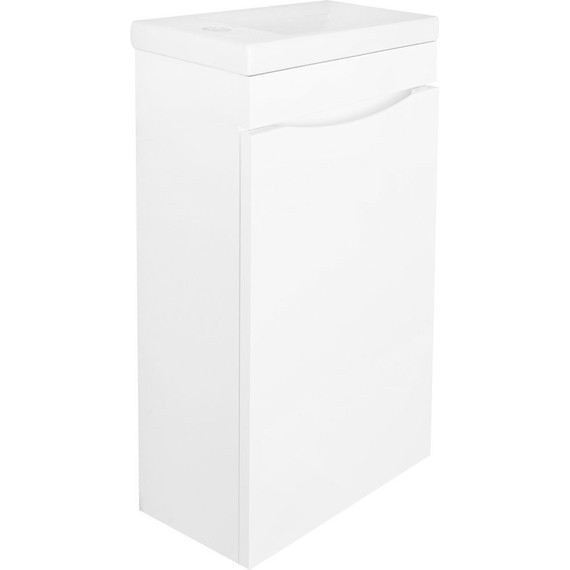 Тумба подвесная с раковиной Loranto Алина 40 см L CS00087021 (раковина Миранда 40) - 4 Тумба подвесная с раковиной Loranto Алина 40 см L CS00087021 (раковина Миранда 40) фото 4