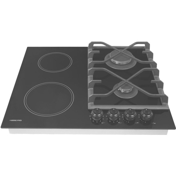 Комбинированная варочная панель Hiberg VM 6020 B - 2 Комбинированная варочная панель Hiberg VM 6020 B фото 2