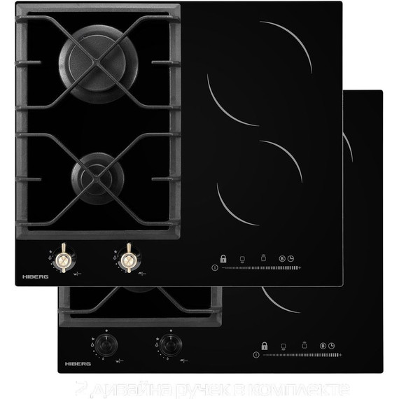 Комбинированная варочная панель Hiberg VM 6021 B - 2 Комбинированная варочная панель Hiberg VM 6021 B фото 2
