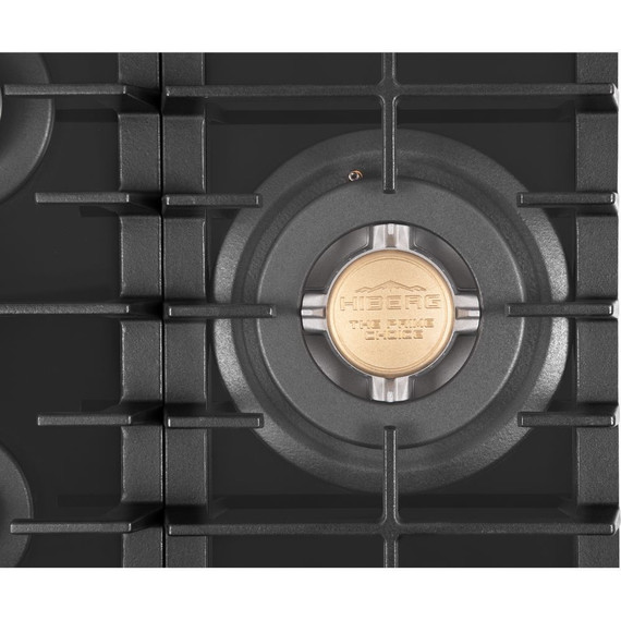Газовая варочная поверхность Hiberg VM 4535 B (чёрное стекло) фото 9