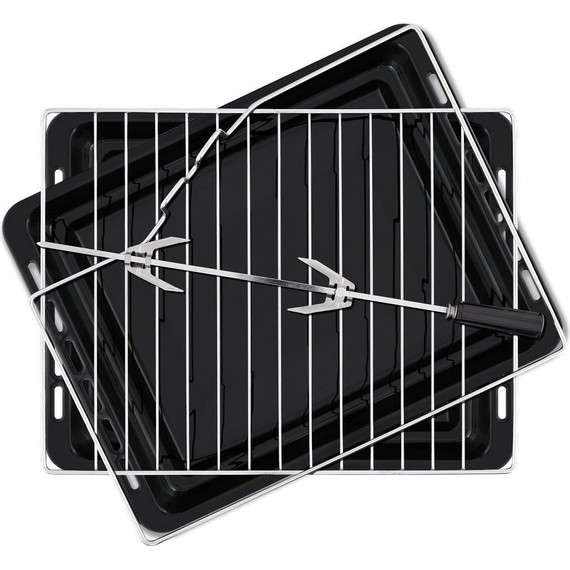 Электрический духовой шкаф Hiberg VM 6192 B фото 8