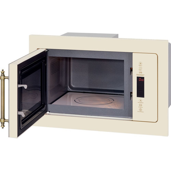 Встраиваемая микроволновая печь Hiberg VM 6502 YR (бежевое стекло) фото 4