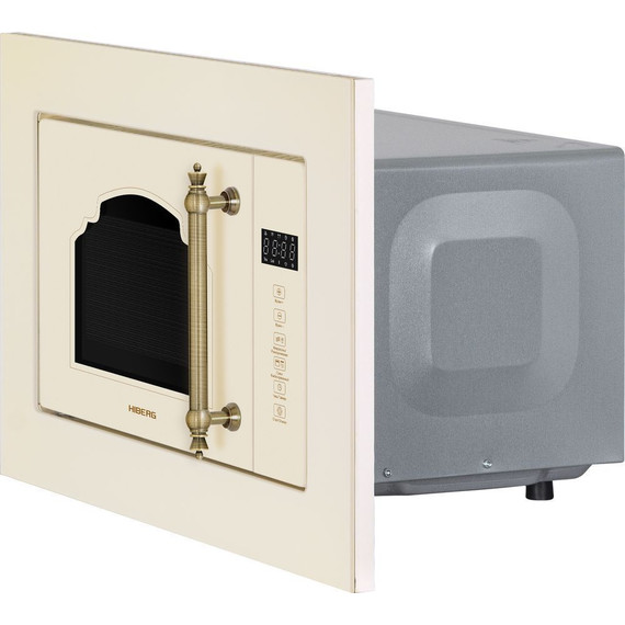 Встраиваемая микроволновая печь Hiberg VM 6502 YR (бежевое стекло) фото 6