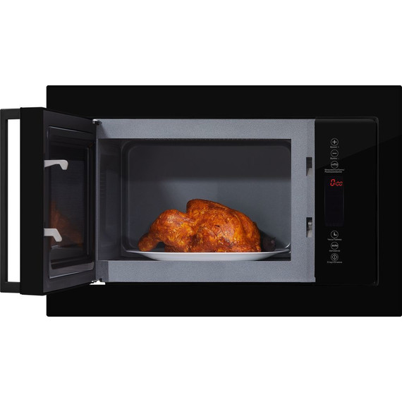 Встраиваемая микроволновая печь Hiberg VM 8505 B (чёрное стекло) фото 6