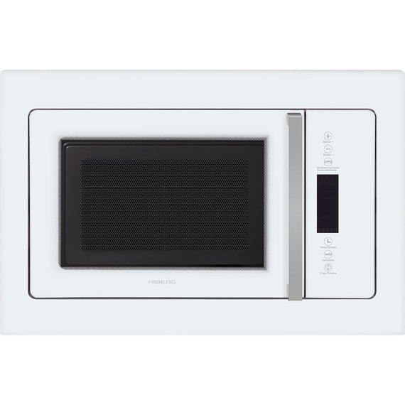 Встраиваемая микроволновая печь Hiberg VM 8505 W (белое стекло) фото 2