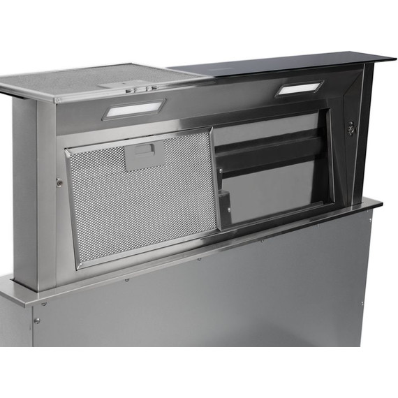 Вытяжка встраиваемая в столешницу Hiberg VTMF 90100 B (чёрное стекло) фото 10