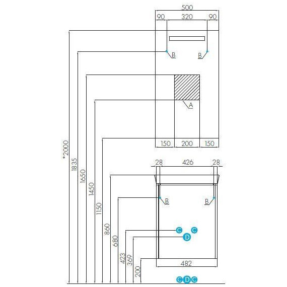 Тумба подвесная с раковиной Акватон Йорк 50 см 1A1709K2YOAY0, белый/выбеленное дерево фото 7