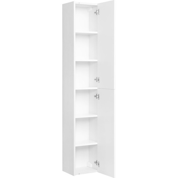 Пенал подвесной Акватон Йорк 30 см 1A171203YOAY0, белый/выбеленное дерево фото 2