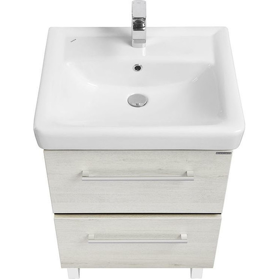 Тумба напольная с раковиной Акватон Ронда 60 см 1A2050K1RSC20, дуб соммерсет фото 3