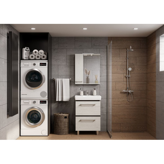 Тумба напольная с раковиной Акватон Ронда 60 см 1A2050K1RSC20, дуб соммерсет фото 7