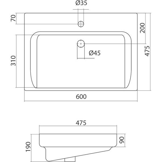 Тумба напольная с раковиной Акватон Ронда 60 см 1A2050K1RSC20, дуб соммерсет фото 8